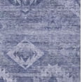 thumbnail image 3 of HomeRoots 667055 3 x 5 ft. Navy Blue & Ivory Southwestern Transitional Washable Machine Made Rectangle Area Rug with UV Protection, 3 of 9