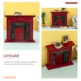 thumbnail image 2 of OULII Décoration Maison Mini Cheminée Modèle Contreplaqué Lot de 1, 2 of 8