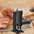 thumbnail image 4 of TFixol Electric Drill Modified Tool Attachment Electric Jig Saws Accessory Electric Reciprocating Saws Parts Quick Practical Modification Tool Set Woodworking Cutting Tool with 3 Sawblades for Wood Cu, 4 of 7