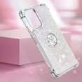 thumbnail image 4 of Funda para Xiaomi POCO F5 5G con Brillo Líquido Flotante, Purpurina, Parachoques y Anillo Giratorio Soporte, 4 of 5