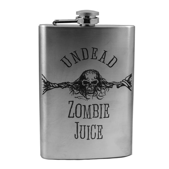 8oz Undead Zombie Juice Flask L1