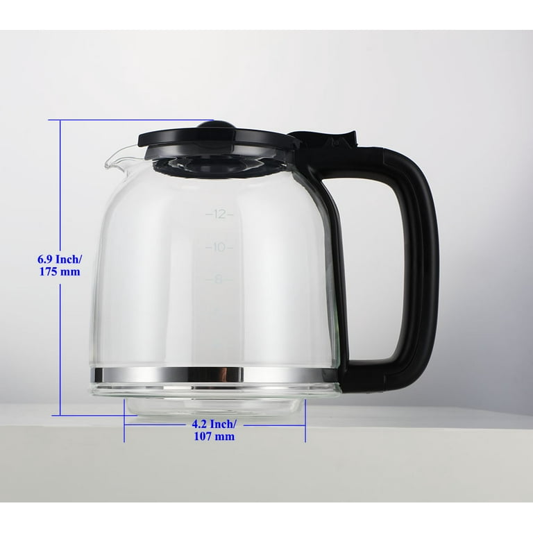 ALLCUP 12-Cup Glass Coffee Decanter - Walmart.com