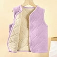 thumbnail image 3 of Ugoldhm Baby Quilted Vest, Soft Jacquard Sleeveless Jacket, Lightweight & Warm Padded Gilet, Sizes 4-16, 3 of 6
