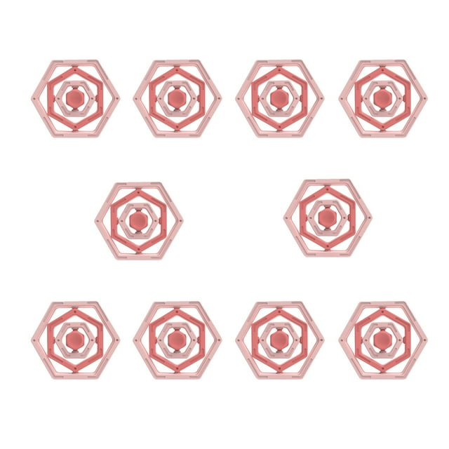 Rompecabezas hexagonal infinito para aliviar el estrés, ideal para adultos. Perfecto para la oficina, viajes y como terapia de relajación. Diseño con marco de madera.,Wsvlmg