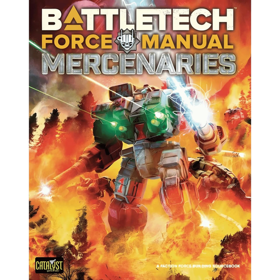 BattleTech Force Manual Mercenaries Board Game Accessory Book