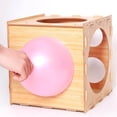 thumbnail image 2 of Kit de arco perfecto y caja de medición para cumpleaños, decoraciones de bodas, medidor de globos de cubo de madera plegable para fiestas, 2 of 8