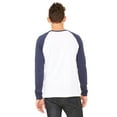 thumbnail image 2 of Bella + Canvas 3000C Men's Jersey Long-Sleeve Baseball T-Shirt, 2 of 3