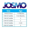 thumbnail image 6 of Josmo Baby Girls Mary Jane Flats with Bow Detail: Non, Slip Sole Wedding Flower Girls Shoes (Little Kid), Black Patent, 7, 6 of 7