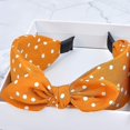 thumbnail image 5 of Women Bunny Ears Headbands Knotted Wide Bow Bowknot Turban Headbands Headwraps Polka Dot Hair Band For Gir, 5 of 5