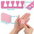 thumbnail image 2 of Juego de herramientas de pedicura Tecbeauty con 102 separadores de dedos y 50 miniamortiguadores, 2 of 7