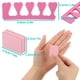 thumbnail image 2 of Juego de herramientas de pedicura Tecbeauty con 102 separadores de dedos y 50 miniamortiguadores, 2 of 7