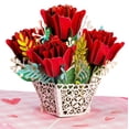 thumbnail image 1 of Paper Love Tarjeta Emergente Con Rosas Encantadoras En 3D, Regalo Para Cumpleaños, Aniversario De Boda, Gracias, Te Mejores En Todas Las Ocasiones O Simplemente Porque Sí, Cubierta De 5 X 7 Pulgadas,, 1 of 6