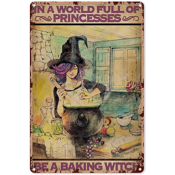 Baking Signs Wall Decor Kitchen Conversion Chart Baking Knowledge Tin Sign Decoration Vintage Chic Metal Poster Wall Decor Art Gift for Man Cave Bar Cafe House 16x12 inch