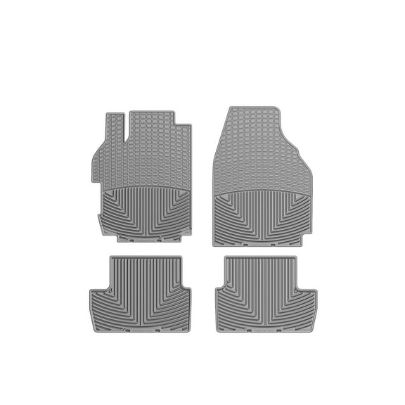 WeatherTech All-Weather Floor Mats compatible with 2007-2012 Nissan Sentra - 1st & 2nd Row, Grey