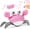 Pink, variant on Crawling Crab Baby Toys with Music and Automatic Obstacle,Walking Crab Toddler Fun Toys