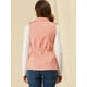 thumbnail image 5 of Chaleco Tipo Anorak Estilo Cargo Ligero Con Cordón Para Mujer Rosa M, 5 of 6