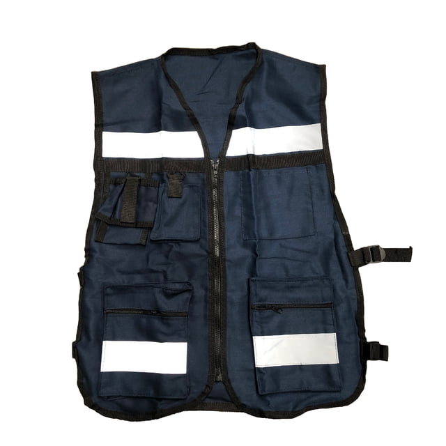 Chaleco Brigadista Unitalla Mexsafe Color Azul Rey