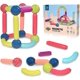 thumbnail image 1 of Bloques de construcción magnéticos para niños de 4 a 8 años, juguetes de construcción para niños y niñas, juego de bolas y palos magnéticos de gran tamaño para niños tempranos (25 piezas) Feliz Sencillez, 1 of 5