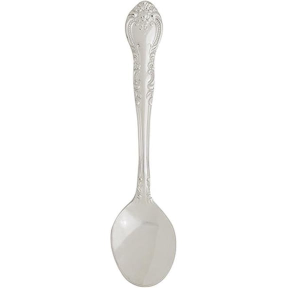 Fino Demi Spoon, Stainless Steel, Traditional Design, For Everyday Coffee, Desserts, Entertaining, and Holiday Dining, Set Of 12