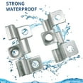 thumbnail image 5 of Pack of 100 Sturdy Decking Clip Stainless Steel Fasteners for Composite Deck Boards Hide Clip Fixing With Screws Designs, 5 of 7