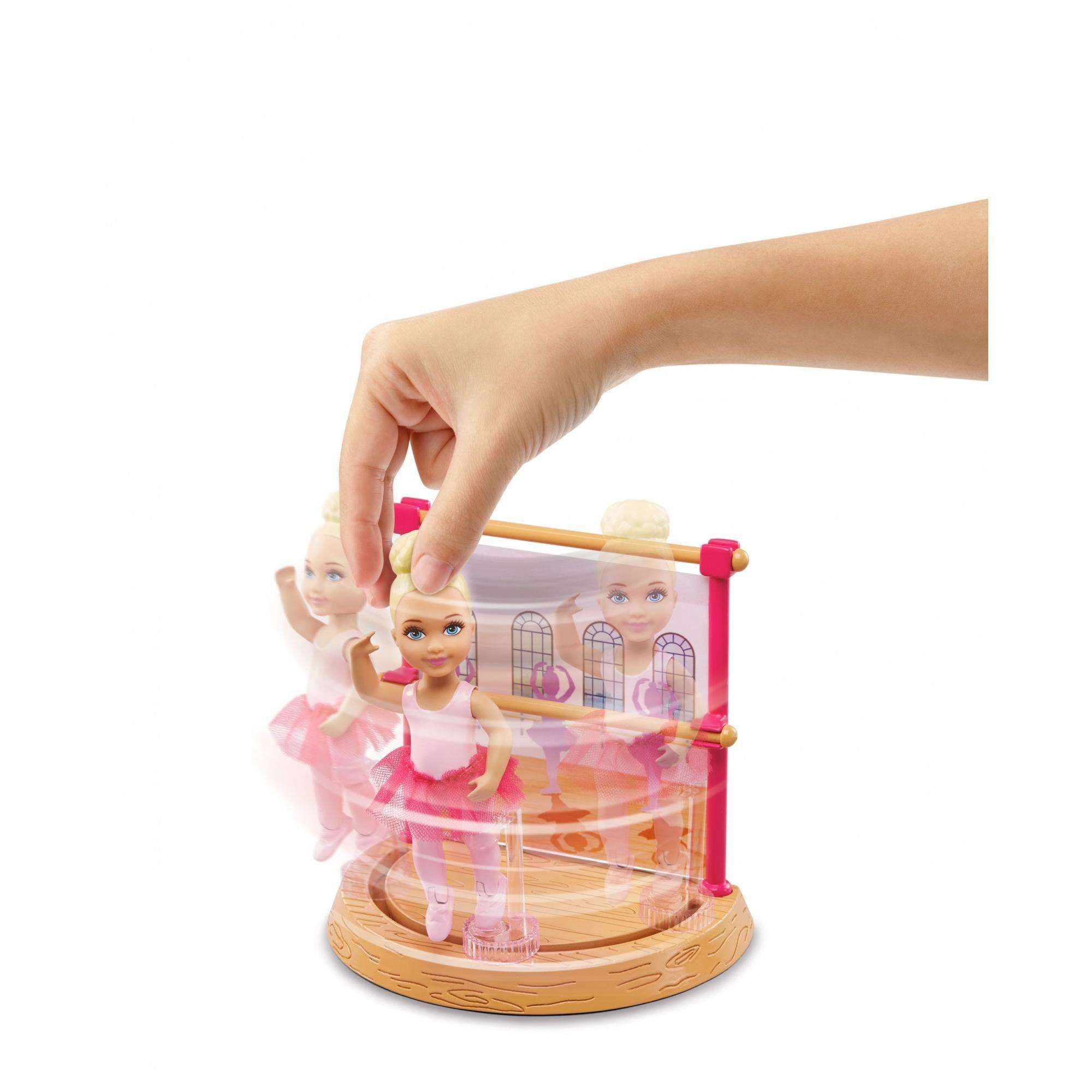 Barbie Doll Dance Coach Playset with 2 Dolls and Working Stage