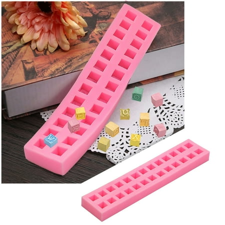 

Yinguo 3D Letter Square Shape Cartoon Liquid Silicone Mould Fondant Cake Decoration Insert