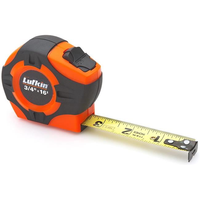 Lufkin LUF-PHV1316 0.75 in. x 16 ft. 1000 Hi-Viz Series Power Return Tape with A2 Blade, Orange