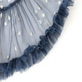 thumbnail image 6 of BFHHYA Girls Leggings with Skirt Footless Star Sparkly Tulle Skirt Pants Kids Ruffle Tutu Pant School Uniform 1-10 Years, 6 of 7