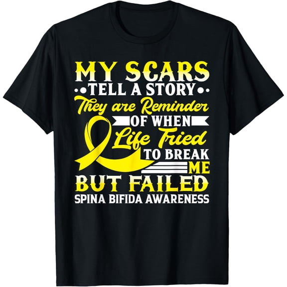 My Scars Tell A Story Spina Bifida T-Shirt T-Shirt
