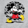 thumbnail image 3 of Disney - Mickey & Friends - All Faces of Mickey - Glitch - Men's Crew Neck Fleece Pullover, 3 of 5