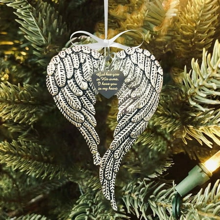 

Liushuuuu Angel Wing Heavenly Loved Ones Decoration Souvenirs Angel Wing Ornament Car Chandelier Ornament Decorated Eggs Stained Glass Ornament Hangers Vintage Beaded Garland Decorations for Lamps