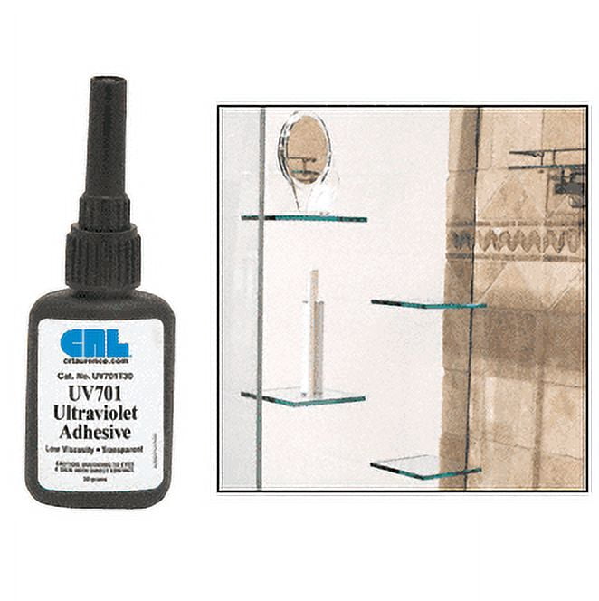 C.R. Laurence UV701T30 UV701 Low Viscosity UV Adhesive - 30g - Clear