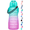Green Purple Gradient-64oz, variant on 64oz Half Gallon Motivational Water Bottle with Time Marker & Straw, BPA-Free Leakproof Sports Jug with 2-in-1 Chug & Straw Lid, Paracord Handle for Travel Gym