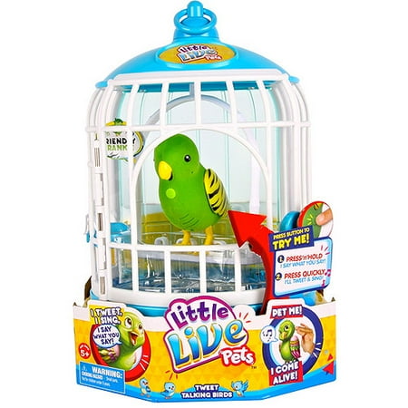 Little Live Pets Bird Cage, Friendly Frankie - Walmart.com