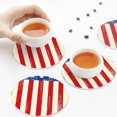 thumbnail image 5 of Kdxio America Flags2 Funny Coasters,4 Pcs Leather Coasters,Housewarming Gifts,Protect Furniture from Water Marks Scratch and Damage, 5 of 6