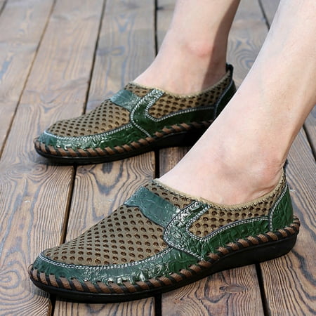 

LJHHH 2024 For Men s Outdoor Activities Men s Mesh Breathable Sandals With Adjustable Buckle Comfy Non Slip Durable Rubber Sole Shoes