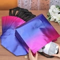 thumbnail image 3 of 12PCS 14x13 Inch Gradient Grocery Bag Large Mauve Reusable Cloth Lightweight Shopping Bags with Handles Portable Foldable Waterproof Gift Bags for Birthday Parties Wedding Christmas DIY, 3 of 8
