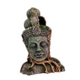 thumbnail image 2 of Estatua de cabeza de Buda para acuario, decoración para acuarios de Betta, resina versátil y compacta, 18,5 x 12 x 27 cm, ideal como escondite para, 2 of 10