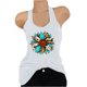 thumbnail image 4 of Blusa sin mangas con cuello redondo y estampado de girasol para mujer Fridja  gh3841, 4 of 4
