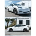 thumbnail image 2 of Dry Carbon Fiber Side Skirts for Tesla Model Y 2020 2021 2022 2023 2024 Body Kits Rocker Panels Side Skirt, 2 of 8