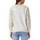 thumbnail image 3 of SUÉTER DE MUJER INSPIRE CHIC Cuello en V Tejido de Ganchillo Manga Larga Suéter Top XL Gris Beige, 3 of 6