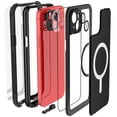 thumbnail image 4 of Funda GHOSTEK Nautical Clip para iPhone 15 PLUS Negra MagSafe contra Agua, 4 of 11