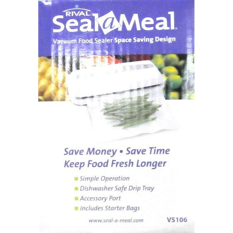 Rival Seal-A-Meal Vacuum Food Sealer VS106-B w/Bags