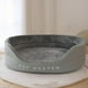 thumbnail image 5 of Cama para perros, colchoneta para dormir, funda extraíble, almohadillas para colchones de cueva de anidación, cojín, sofá suave y lavable, caseta para Gris Salvador Cama nido, 5 of 10
