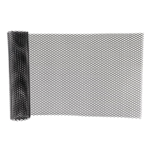 Parrilla delantera de coche de aleación de aluminio de 6x12mm, hoja de malla, rejilla, cuerpo, parachoques, parrilla hexagonal Universal