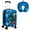 2PCS boys blue dinosaurluggage set, variant on 2Pcs Kids Suitcase Set, 16" Hardside Boys Travel Luggage with Spinner Wheels, Shark Carry on Rolling Luggage Airline Approved (Black)