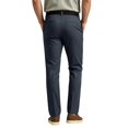 thumbnail image 4 of Rexolia Men's Stretch Straight Fit Twill Pants Flat Front Belt Loops Casual Work Golf Black XL, 4 of 5