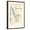 Brown Frame, variant on Art.com Map of Bordeaux Region of France Art Print, 12" x 18"