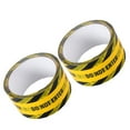 thumbnail image 1 of Minkissy 2 Rouleaux de Ruban d'Avertissement de Danger Autocollant pour Routes et Fêtes, 1 of 8