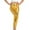 Gold, variant on JWZUY Shiny Metallic High Waist Stretch Leggings Sparkly Clubwear Rave Trousers Gold XL